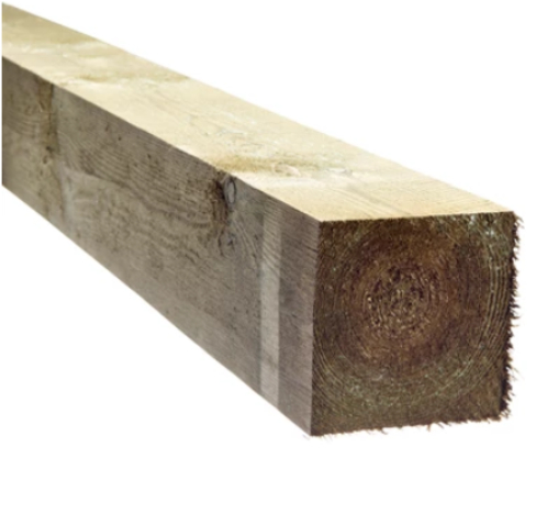 Trykimp. NTR kl. A stolpe 12,5x12,5 x 390 cm